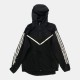 Adidas 3-Stripes Hooded Track Jacket Μαύρο Λευκό /pre owned